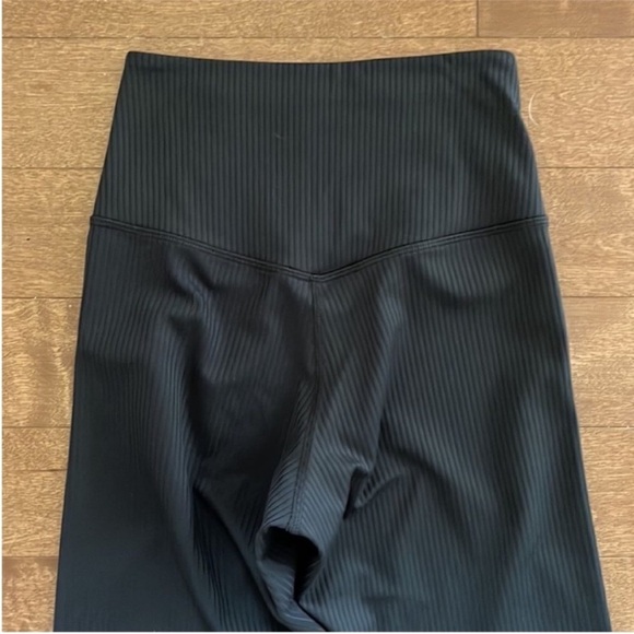 Girlfriend Collective Ribbed High Rise Compressive Leggings Black XXS - Picture 6 of 11